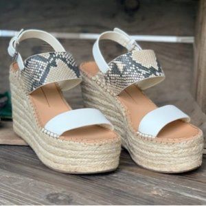 Dolce Vita Snakeskin Wedges
